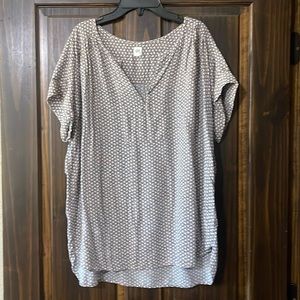 Women’s Flowy Floral Gap Short Sleeve Top Size L